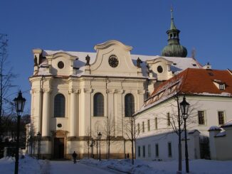 Břevnovský klášter, bazilika sv. Markéty. Autor: Daniel Baránek, licence CC BY-SA 4.0. Zdroj: Wikimedia Commons