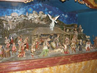 Jesličky ve Vranově, kostel Narození Panny Marie. Autor: Lasy. Zdroj: Commons Wikimedia (CC BY-SA 3.0)