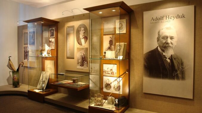 Expozice v Památníku Adolfa Heyduka. Zdroj foto: Prácheňské muzeum v Písku