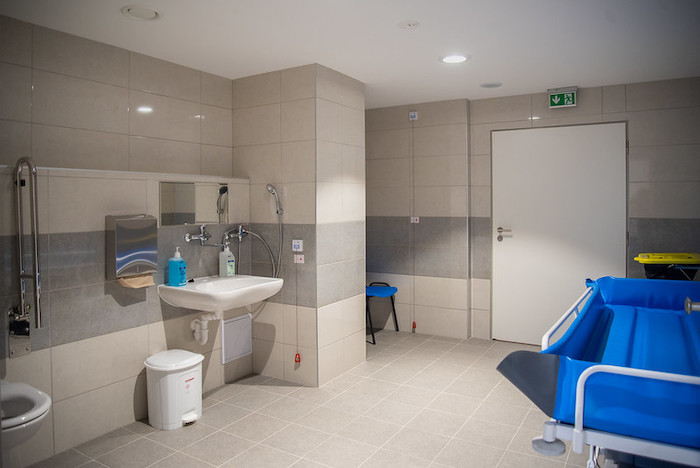 Sociální zařízení, infekční oddělení FN Olomouc