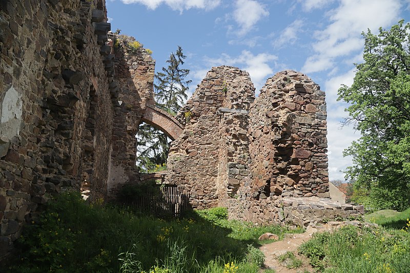 Celkový pohled na budovu hradu Žumberk v Žumberku, okr. Chrudim. Autor: Jiří Sedláček, licence BY-SA 4.0. Zdroj: Wikimedia Commons