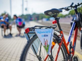 Jízdní kolo z cyklopůjčovny ČD Bike