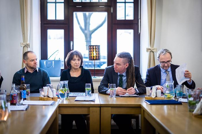 Ministr pro místní rozvoj Ivan Bartoš na jesenické radnici