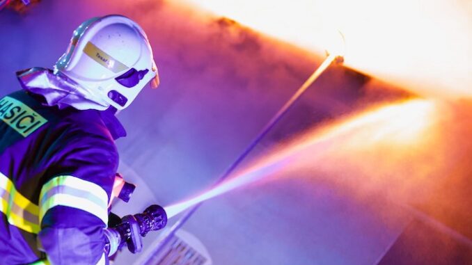 Požár rodinného domu