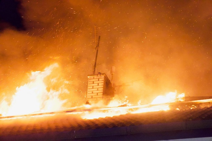 Požár rodinného domu