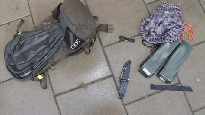 No že zadržené policií