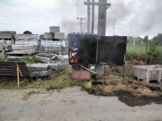 Požár trafostanice