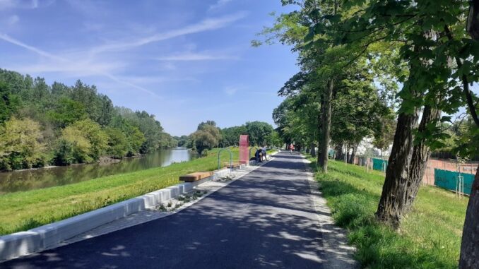 Protipovodňová zídka Přerov