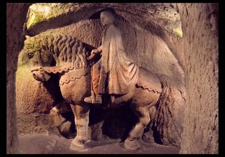 Svatý Václav. Zdroj: Jeskyně Blanických rytířů, Rudka