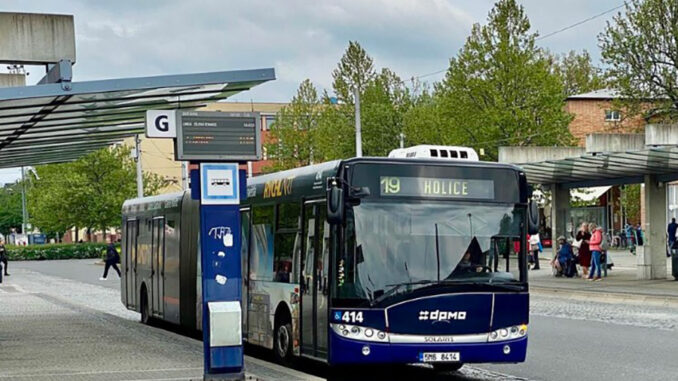 Autobus MHD v Olomouci