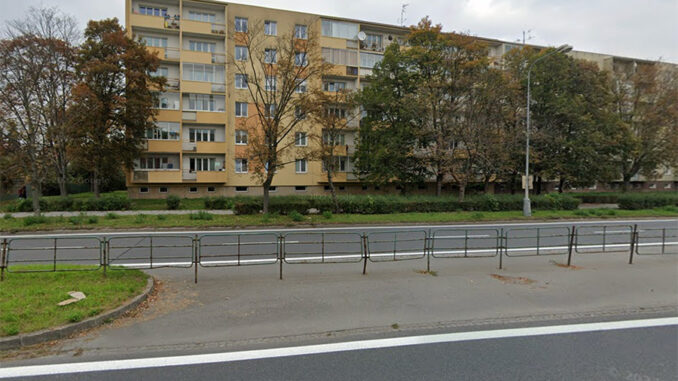 Velkomoravská ulice v Olomouci