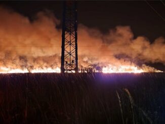 Požár obilného pole