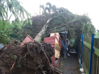 Olomouckým krajem se prohnaly bouřky