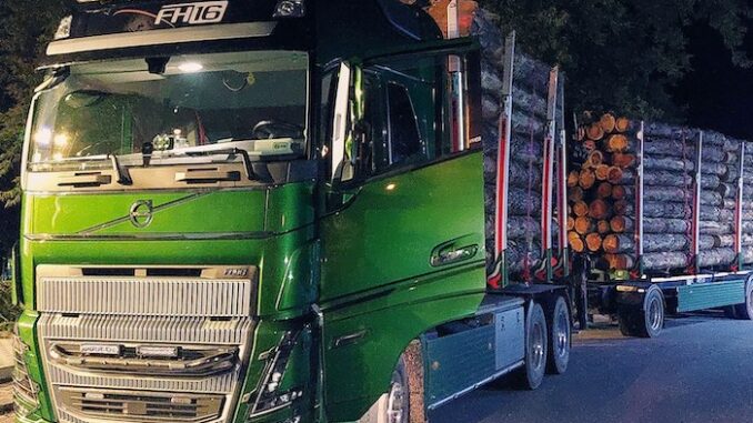 Přetížený kamion