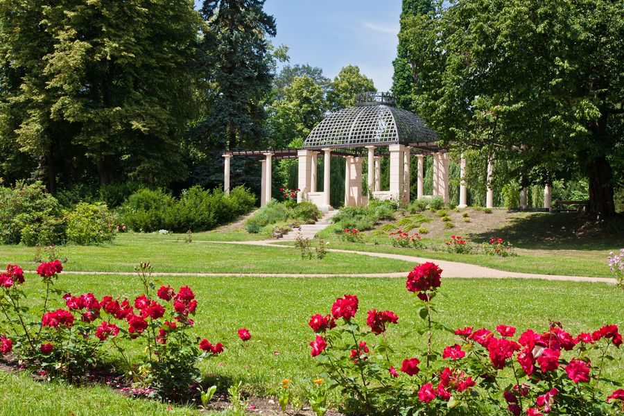 Zámecká zahrada ve Zruči nad Sázavou. Zdroj: Shutterstock.com/Lubos Chlubny