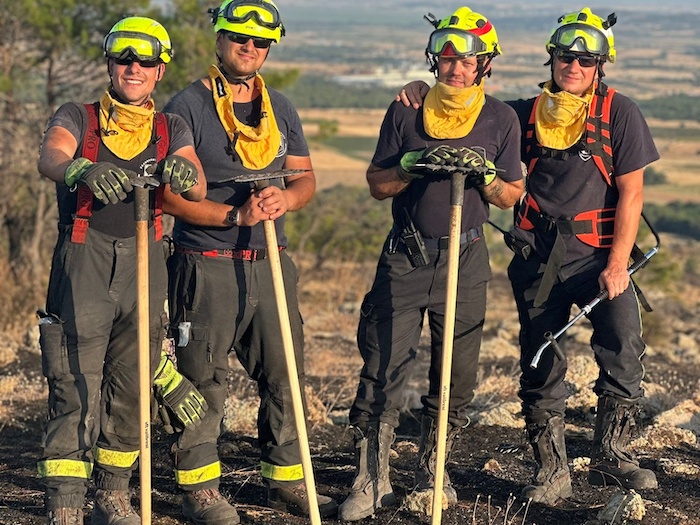 Čeští hasiči v Řecku