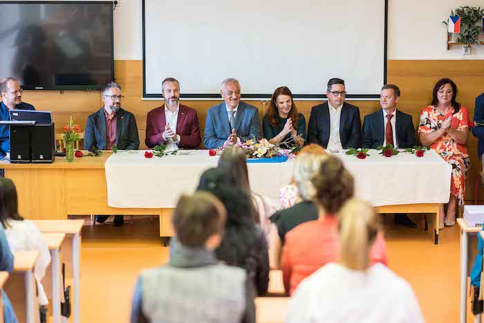 Zahájení školního roku na šumperské střední a vyšší zdravotnické škole