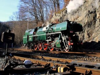 parní lokomotiva Rosnička