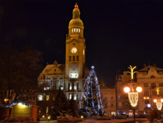 náměstí v Prostějově na Vánoce