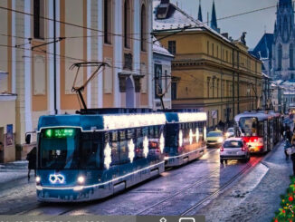 Vánoční tramvaj