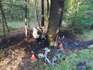 Místo nehody. Foto: Policie ČR - KŘP Jihočeského kraje