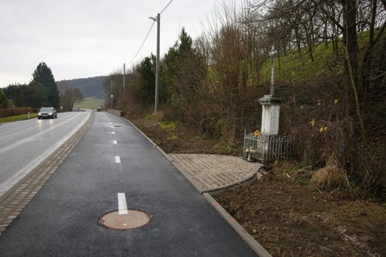 Cyklistům se otevřela zbrusu nová stezka v Polichně