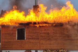FOTO: Hasiči zasahovali u Těrlické přehrady. Hořela tam chata.