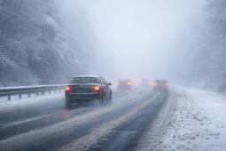 Ledovka útočí: chodci padají, řidiči zpomalují a D5 stojí!