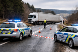 Nákladní auto zablokovalo silnici: řidiči, počítejte s objížďkou!