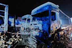 Požár kamionů v Citonicích na Znojemsku způsobil milionové škody