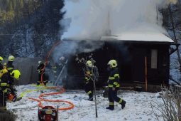 Na Ivančicku hořela chata nedaleko obce Senorady
