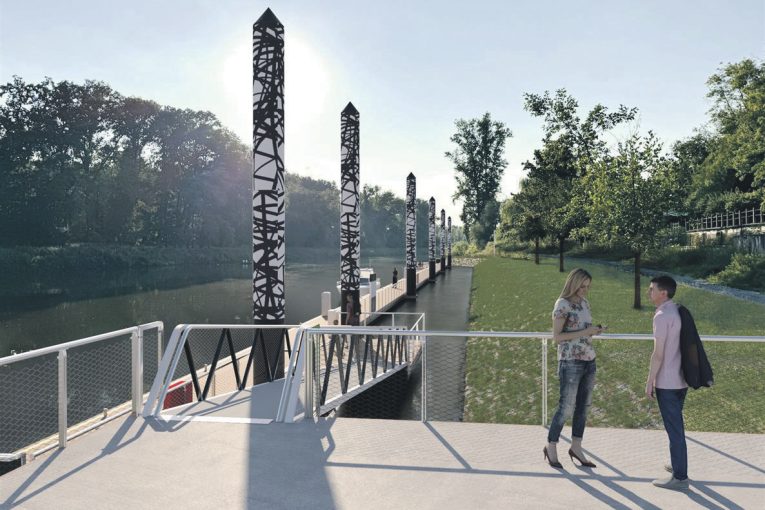 Plánované přístaviště má přilákat vodní turisty