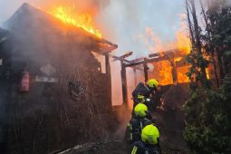 VIDEO: Požár chatky na Českolipsku, oheň způsobil škody za statisíce