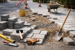 Oprava chodníků na nábřeží začala, práce budou probíhat postupně