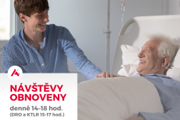 Anenská nemocnice obnovuje návštěvy