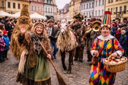 Sousedský masopust oživí centrum města. Průvod masek, hudba i koblihy zdarma
