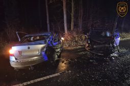 Srážka aut v Petrůvce si vyžádala dva zraněné