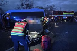 Tragická nehoda mikrobusu u České Lípy: Deset zraněných, jeden člověk srážku nepřežil