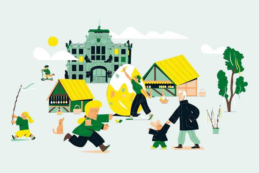 Velikonoce na Mariánském nabízí trhy s charitativním přesahem i výstavu lidových krojů