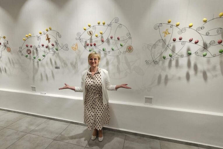 Foto z výstavy Ivy Machalové v Galerii města Přerova