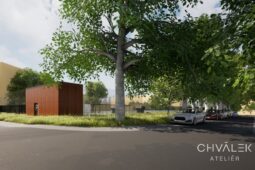 FOTO: Začíná výstavba parkovacího domu v ostravské ulici Budovatelská