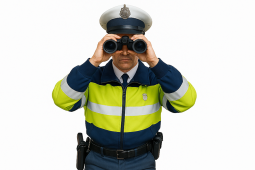 Kdo unesl papírového policistu? Nová Dědina hledá svého strážce silnice