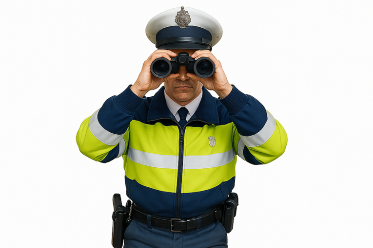 Kdo unesl papírového policistu? Nová Dědina hledá svého strážce silnice