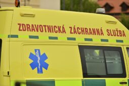 Syn se nemohl dostat k matce do bytu, hlídka využila teleskopický žebřík