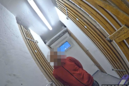 VIDEO: Co děláte ve sklepě brzy ráno? Pomáhal jsem babičce. Strážníky nenachytal