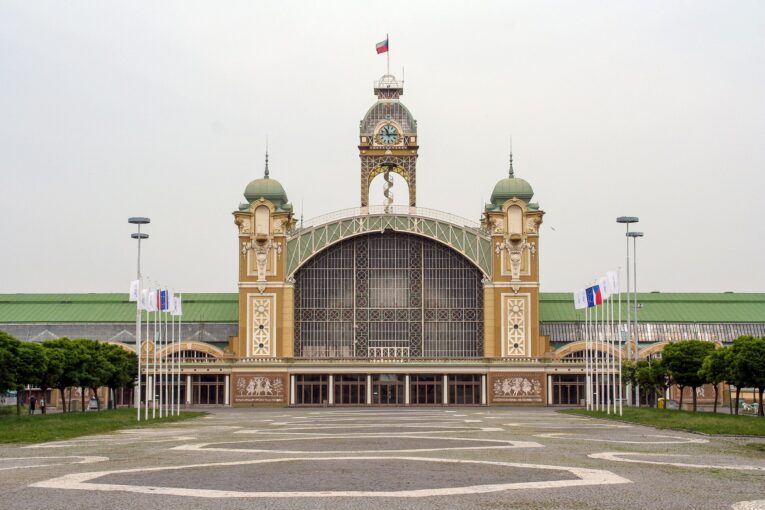 Ilustrační foto. Průmyslový palác před požárem