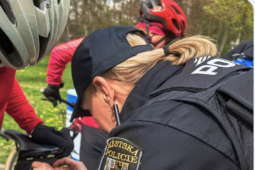 Strážníci kontrolovali cyklisty u Radbuzy, zaměřili se hlavně na bezpečnost