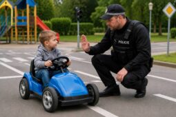 Sirény, koně a policejní technika. Běloves chystá velkou akci