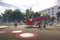 Děti se dočkají letadla i lanovky. Hřiště u polikliniky projde rekonstrukcí