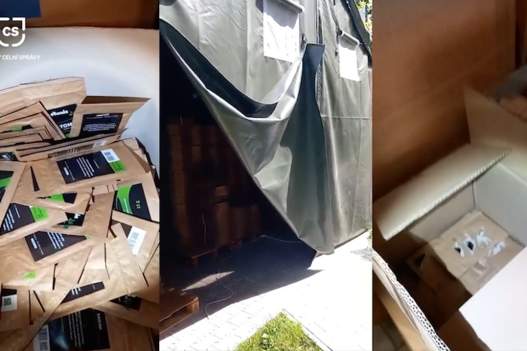 VIDEO: Celníci zajistili v jablonecké provozovně 45 kilo kratomu. K látce je dovedla fenka Force